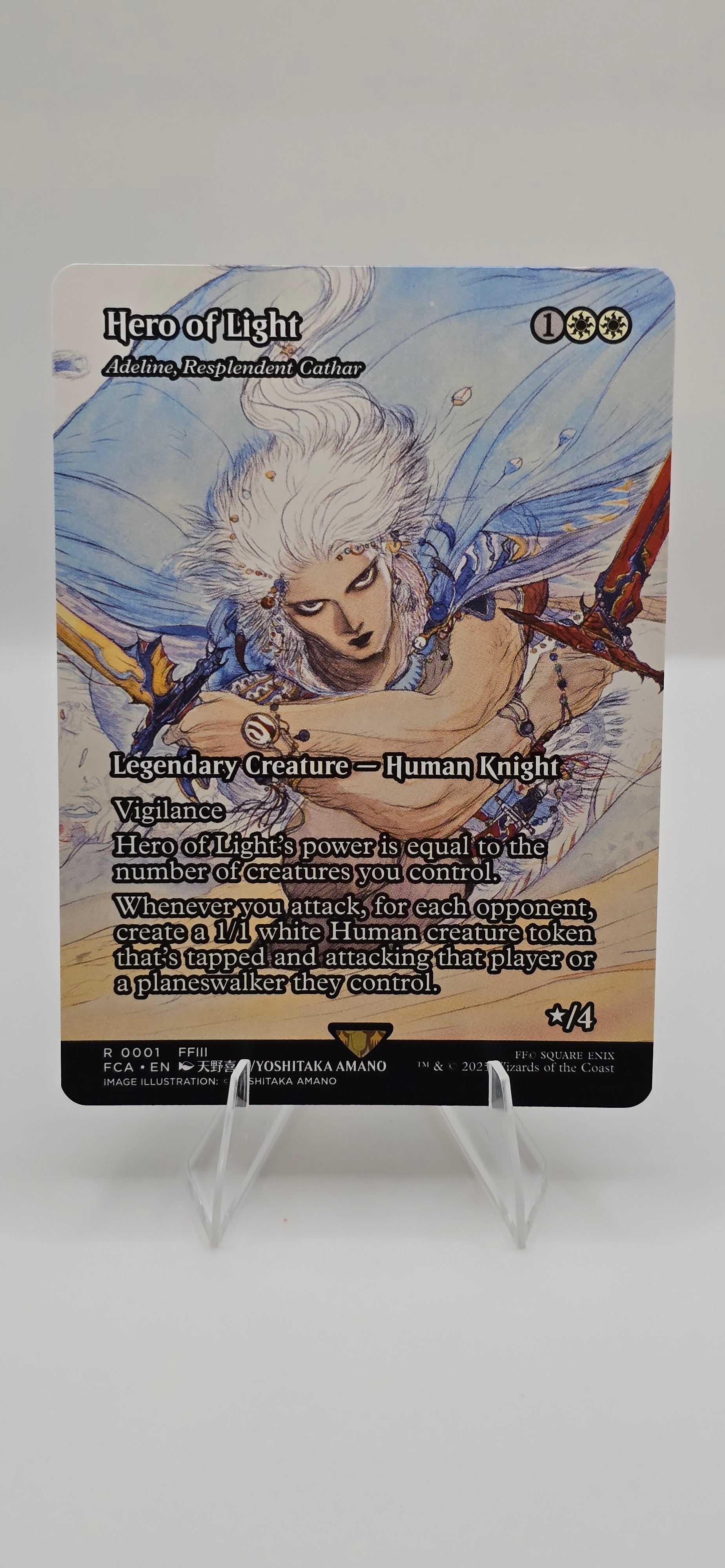 HERO OF LIGHT - ADELINE, RESPLENDENT CATHAR (showcase) - R1 - FINAL FANTASY