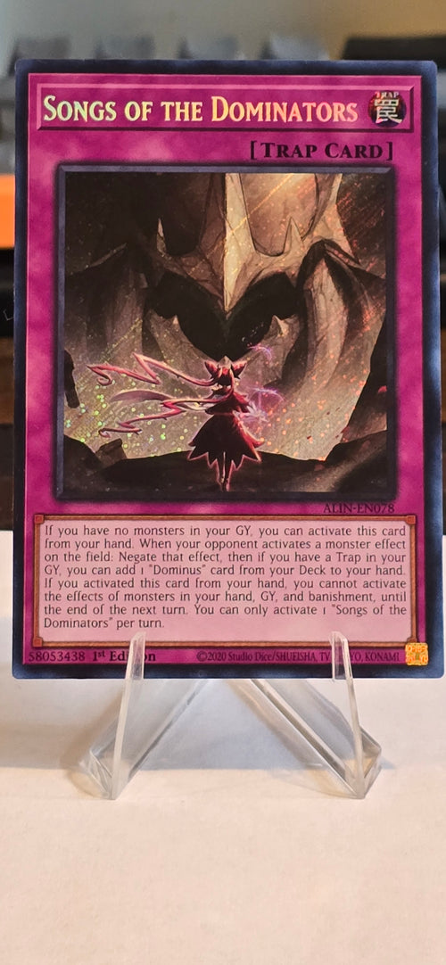 ALIN-EN078 - SONGS OF THE DOMINATORS (SECRET RARE)