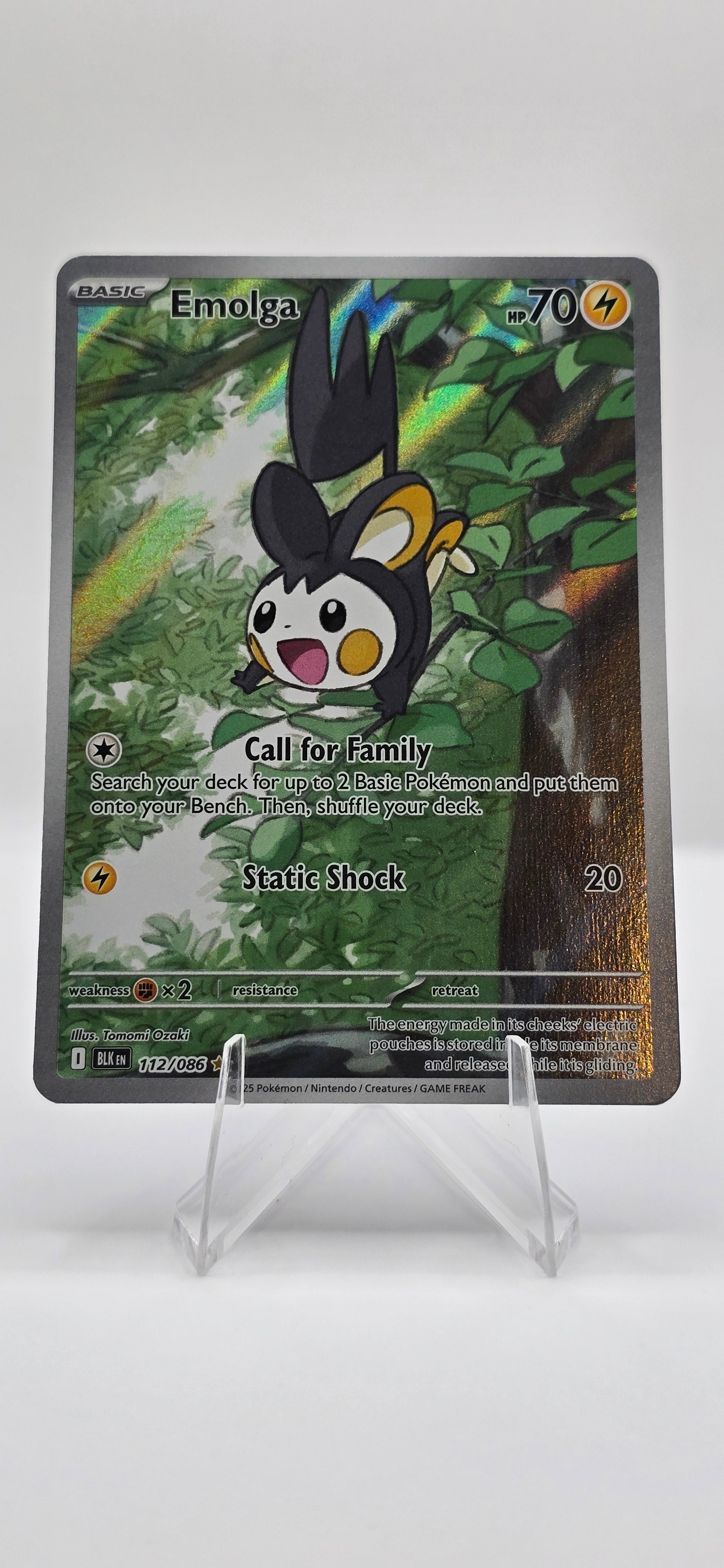 EMOLGA - 112/086 - ALT ART - BLACK BOLT ENGLISH