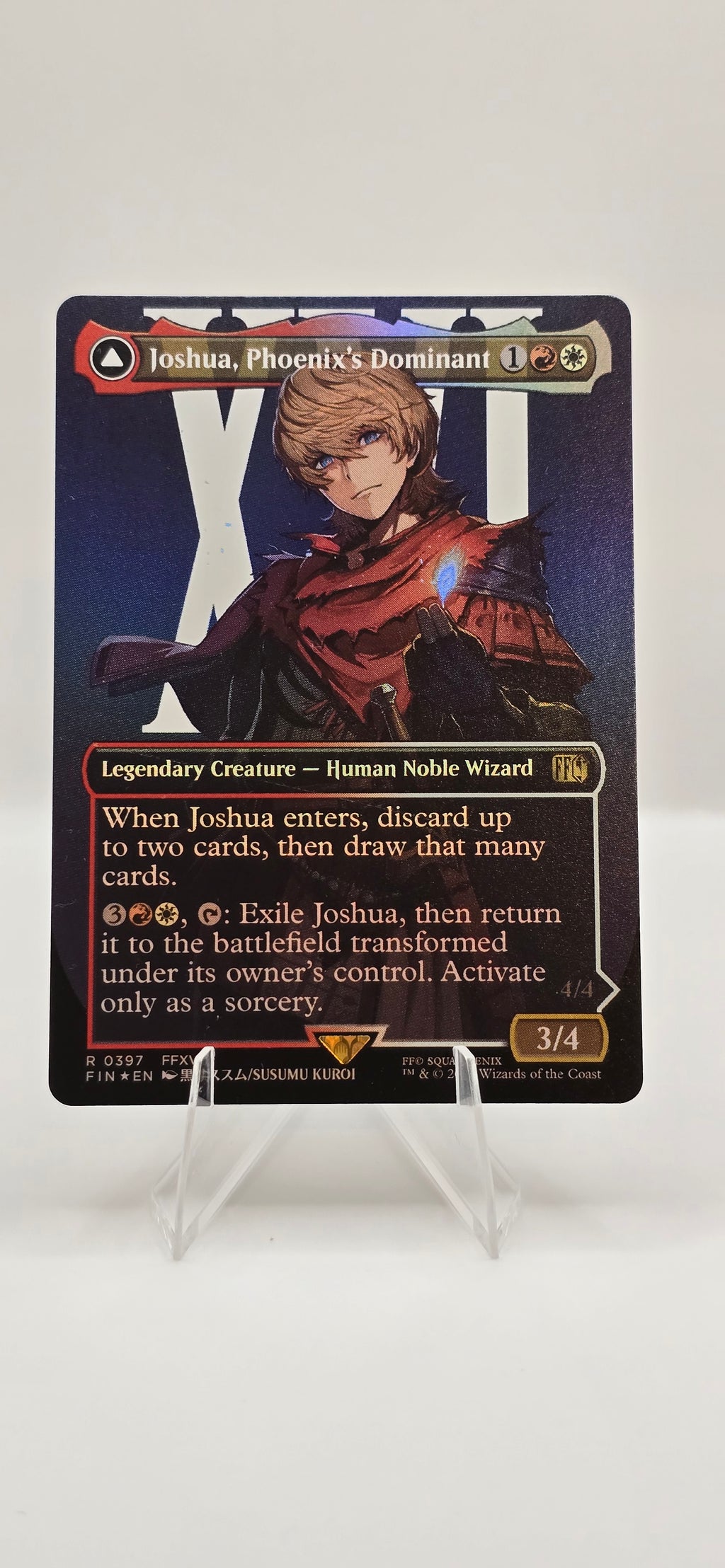 JOHSUA. PHOENIX'S DOMINANT (borderless) (foil) - RARE 0397 - FINAL FANTASY