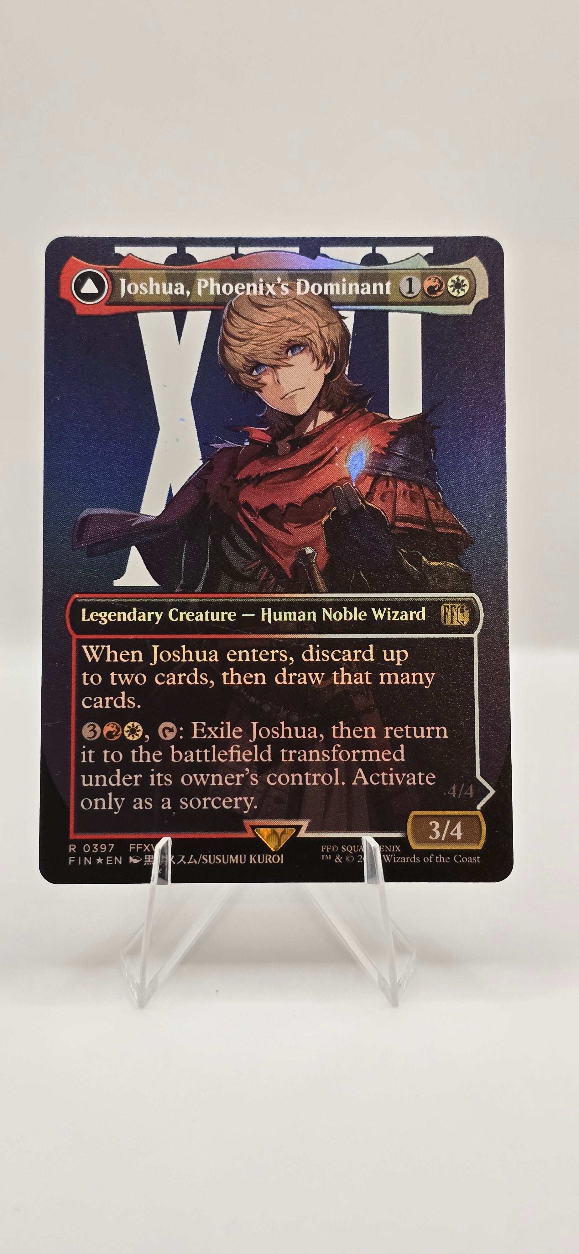 JOHSUA. PHOENIX'S DOMINANT (borderless) (foil) - RARE 0397 - FINAL FANTASY