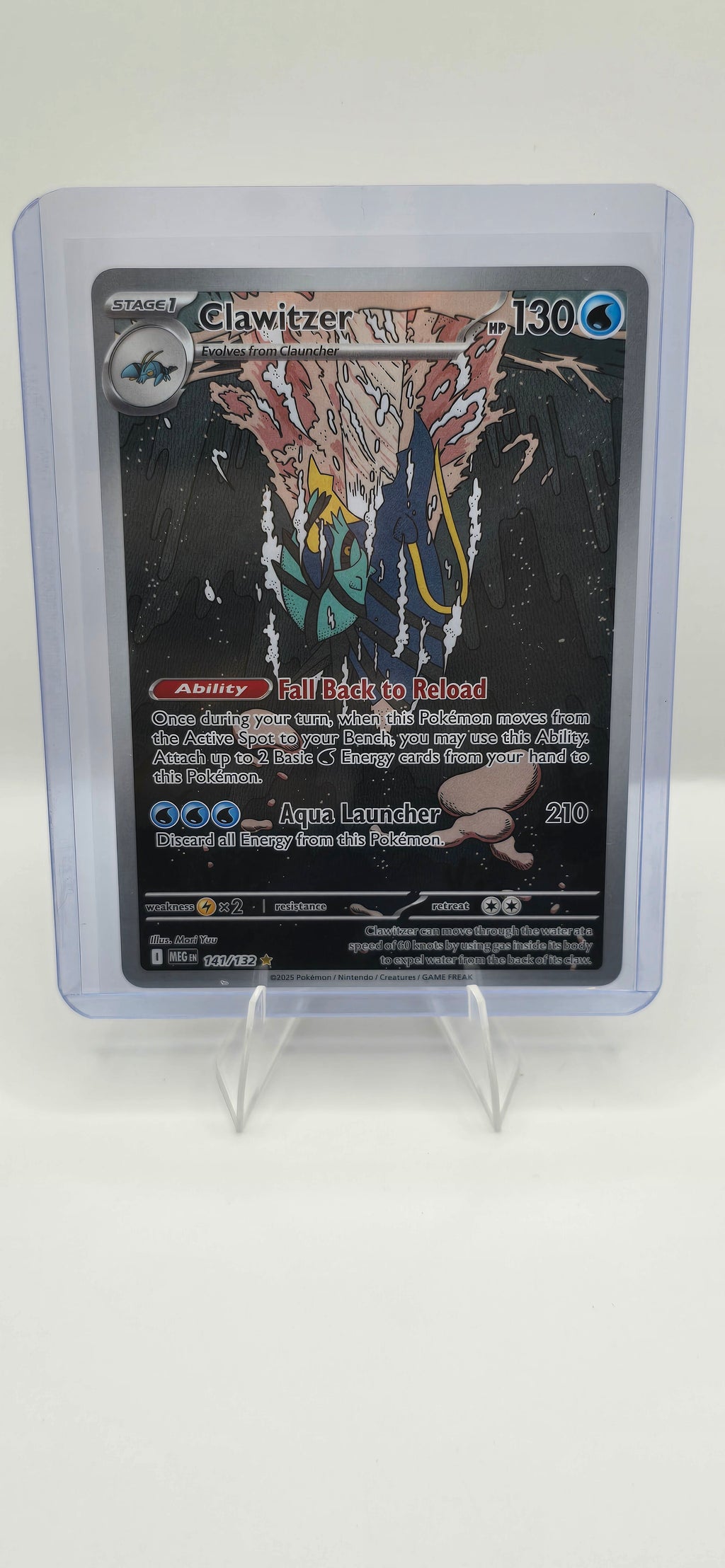 CLAWITZER - 141/132 - POKEMON MEGA EVOLUTION