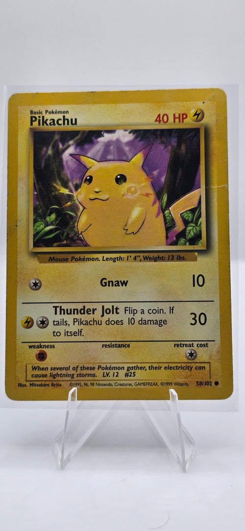 PIKACHU - 58/102 - BASE SET