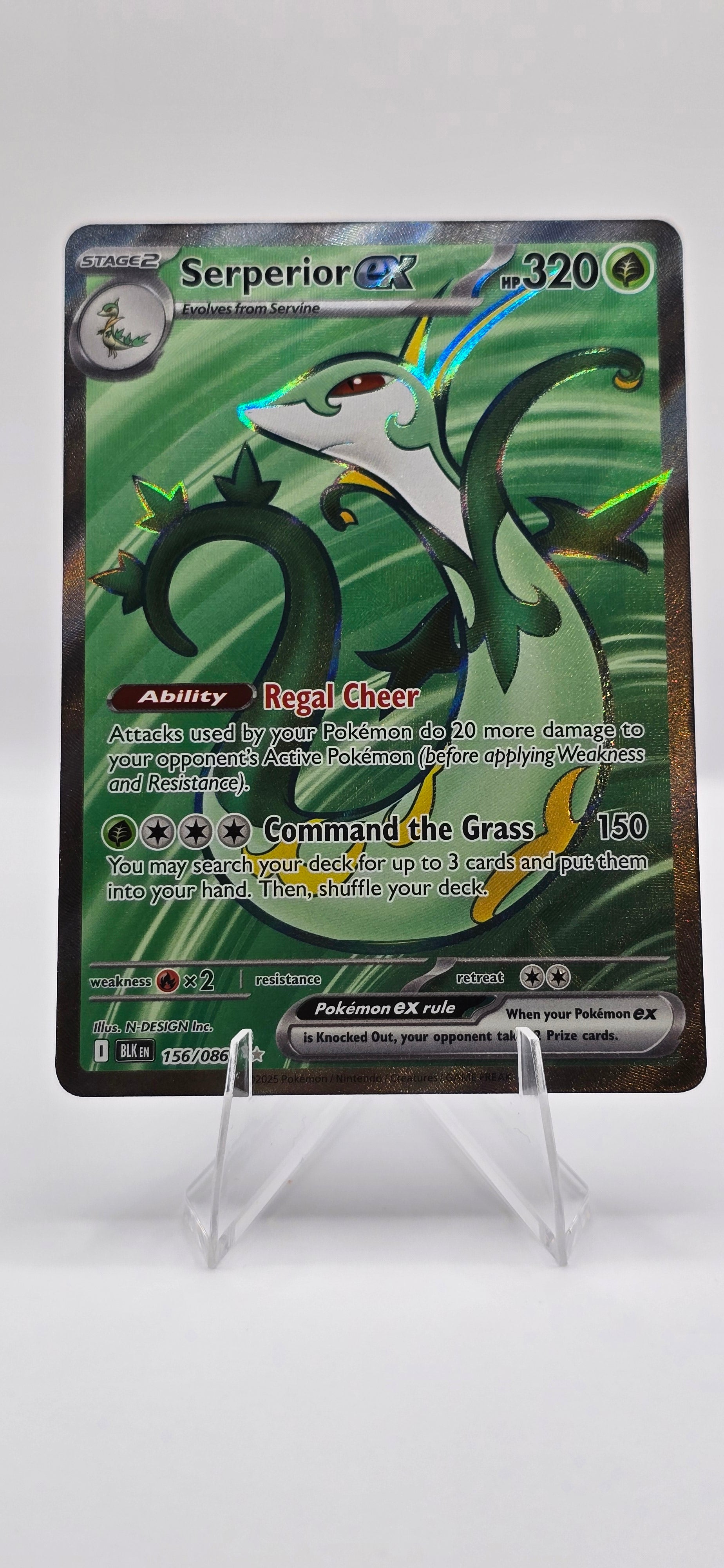 SERPERIOR EX - 156/086 - ALT ART - BLACK BOLT ENGLISH